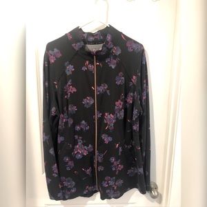 Active Jacket - peplum. Flowery.